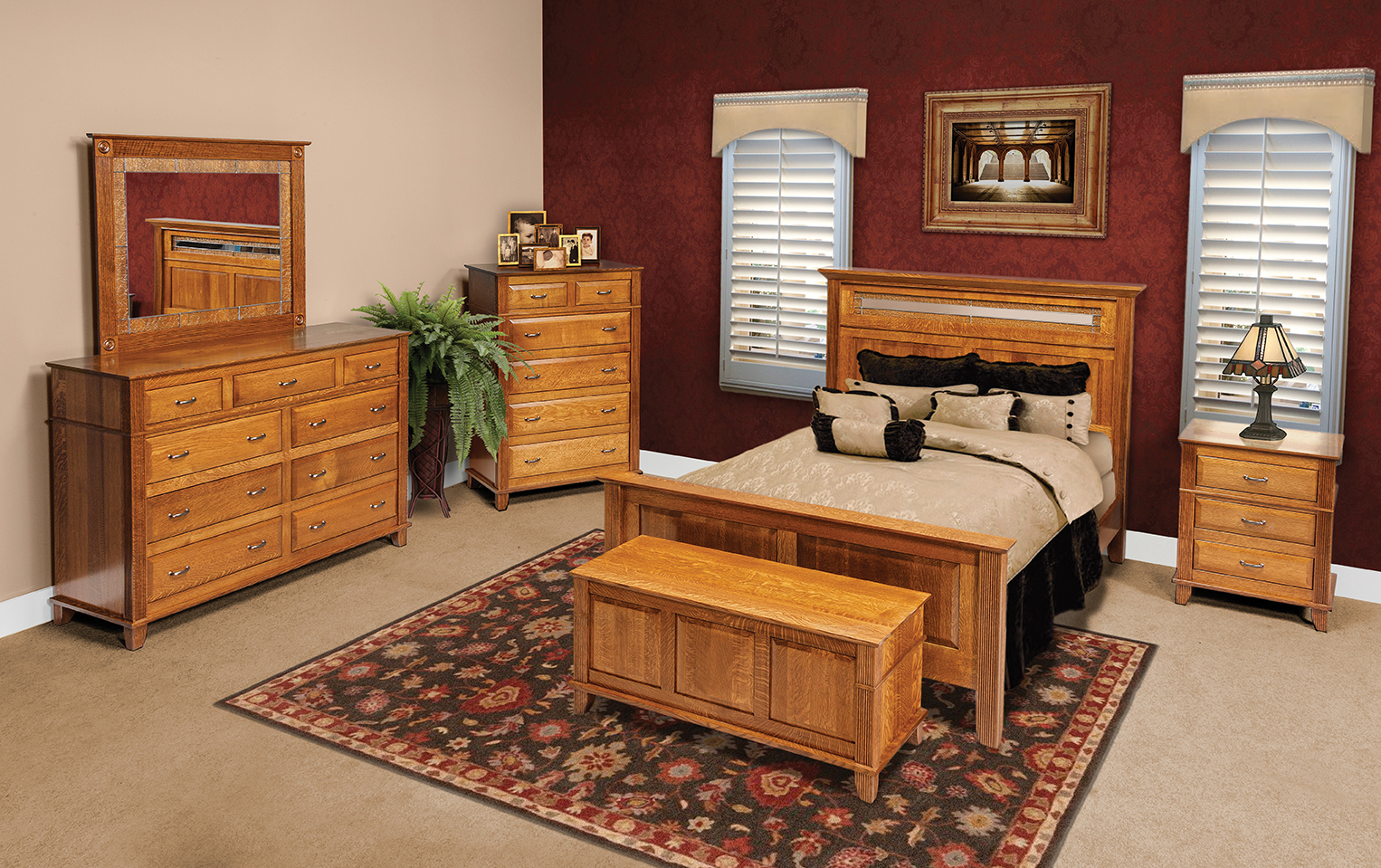 bedroom furniture american made amish