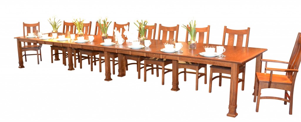 Classic Extended Table Seats up to 24 persons