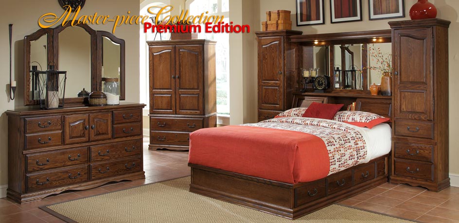 Oak Furniture, Oak Wall Unit Bedroom Furniture