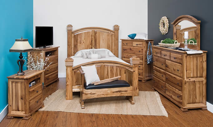 American Furniture Hickory Amish Bedroom