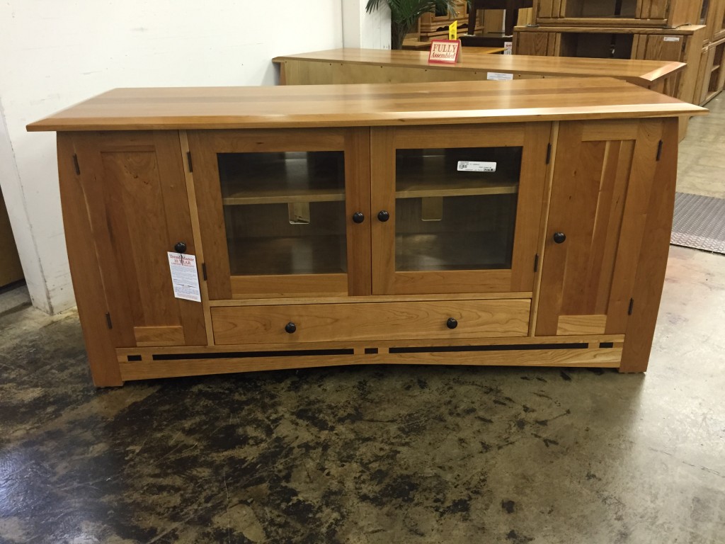 Solid Cherry TV console