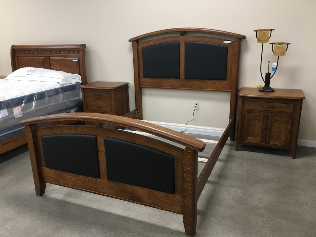 Leather Bedroom Amish Bedroom